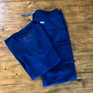 Figs Scrubs SET Casma S and Kade S Tall Navy Blue